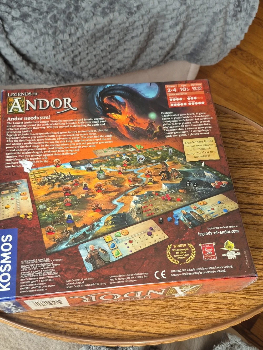New Sealed Award-Winning Game Box with Red-Orange Artwork For Ages 10+.